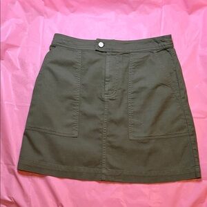 Banana Republic Khaki Mini Skirt